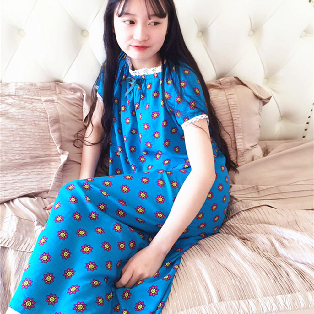 Women Cotton Nightgown Floral Sleep Dress Long Sleeve Sleep Shirt Plus Size Night Shirt Sexy Nightwear Casual Home Dress XXL Q31Free shippin, Print 1
Women Cotton Nightgown Floral Sleep Dress Long Sleeve Sleep Shirt Plus Size Night Shirt Sexy Nightwear Casual Home Dress XXL Q31Free shippin, Print 1