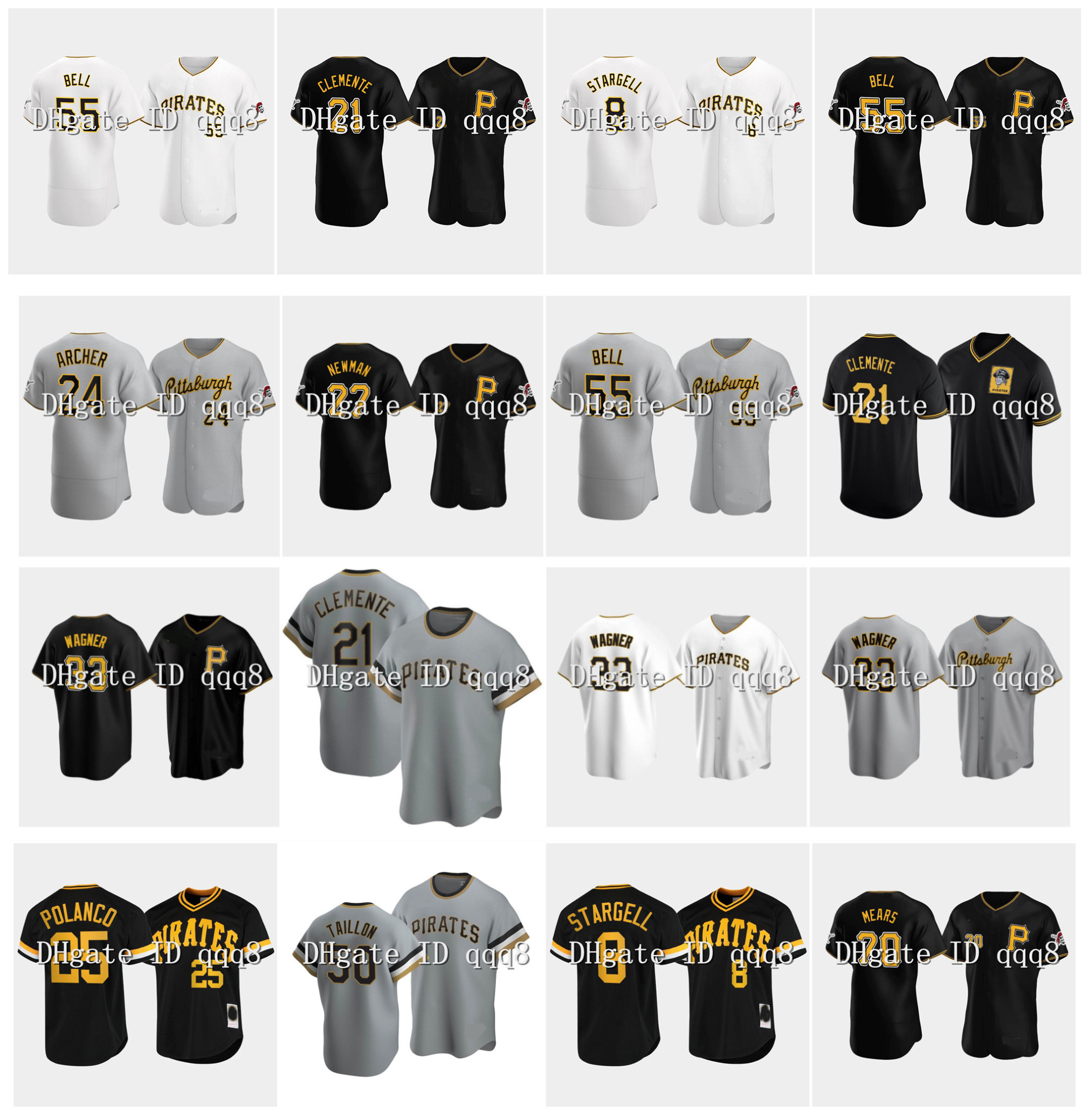 Pittsburgh Josh Bell Jersey Pirate Barry Bonds Chris Archer Roberto Clemente Willie Stargell Honus Wagner Guillermo Heredia Adam Frazier Bryan Reynolds Baseball, Men
Pittsburgh Josh Bell Jersey Pirate Barry Bonds Chris Archer Roberto Clemente Willie Stargell Honus Wagner Guillermo Heredia Adam Frazier Bryan Reynolds Baseball, Men