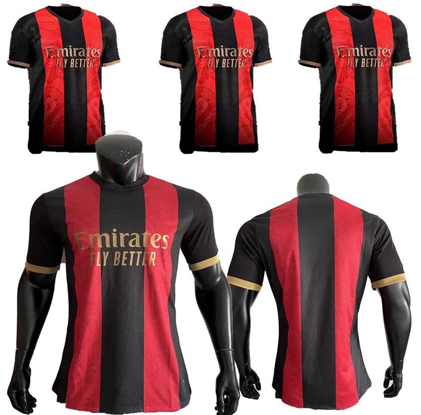 New Soccer Jersey 2022 2023 Special Edition IBRAHIMOVIC Soccer Shirt 22 23 THEO ROMAGNOLI Football Uniform Player version milan Customized, Black;yellow
New Soccer Jersey 2022 2023 Special Edition IBRAHIMOVIC Soccer Shirt 22 23 THEO ROMAGNOLI Football Uniform Player version milan Customized, Black;yellow