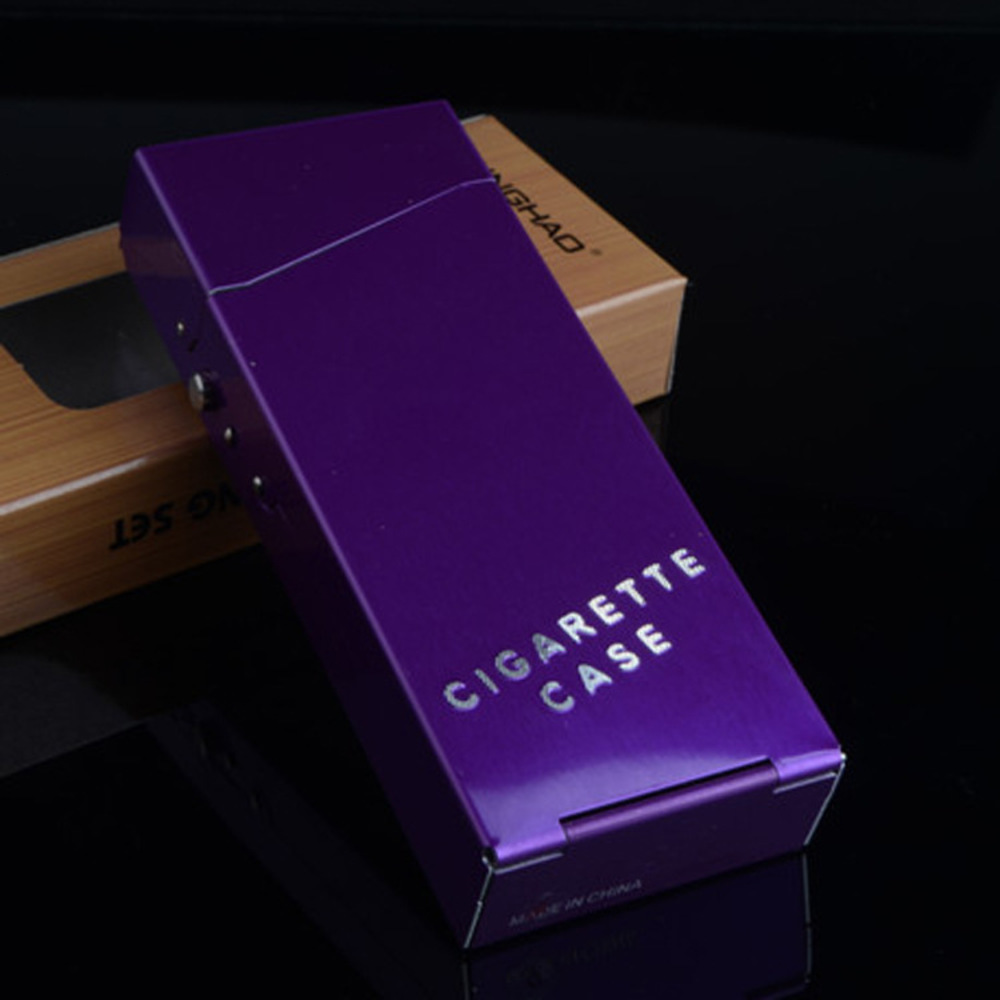 Cigarette case The dh7710 aluminum women's pack can hold 20 cigarette packs
Cigarette case The dh7710 aluminum women's pack can hold 20 cigarette packs