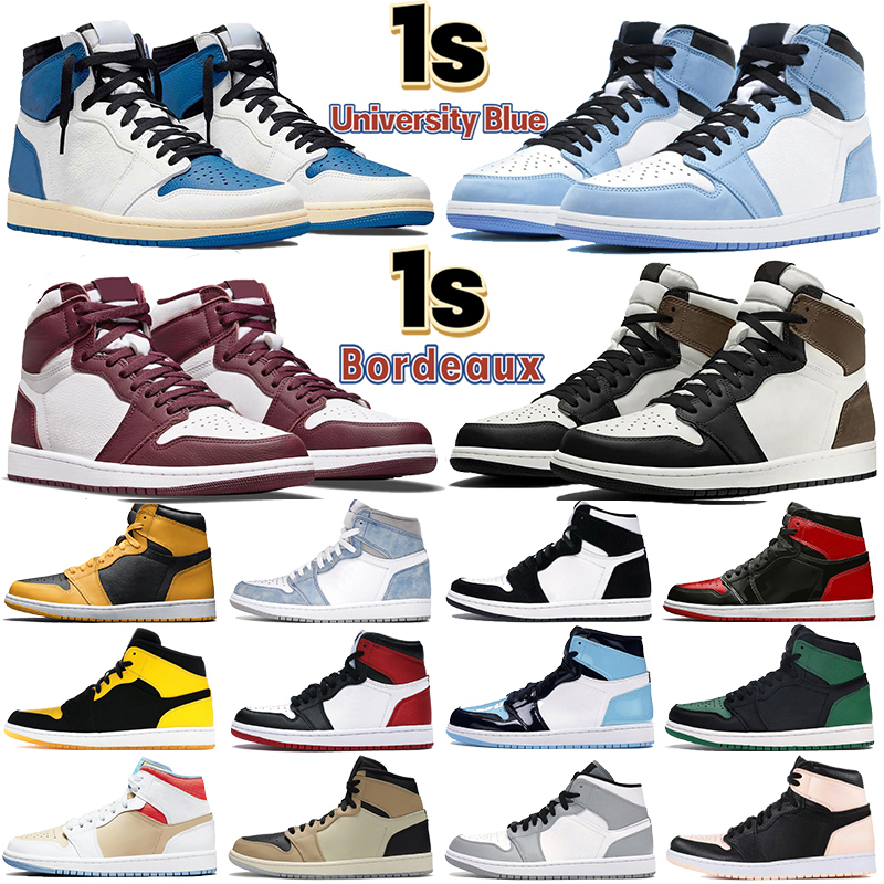 Mens 1 high OG basketball shoes 1s Bordeaux University Blue dark mocha bred shadow UNC seafoam men women Sneakers trainers 36-45, #1 40-45
Mens 1 high OG basketball shoes 1s Bordeaux University Blue dark mocha bred shadow UNC seafoam men women Sneakers trainers 36-45, #1 40-45