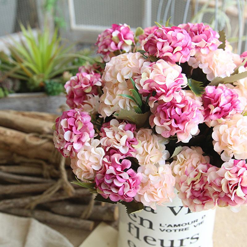 Decorative Flowers & Wreaths 10 Heads Artificial Silk Hydrangea Fake Bouquet Bunch Party Home Decoration Flower 1pc, Q0246-6a
Decorative Flowers & Wreaths 10 Heads Artificial Silk Hydrangea Fake Bouquet Bunch Party Home Decoration Flower 1pc, Q0246-6a