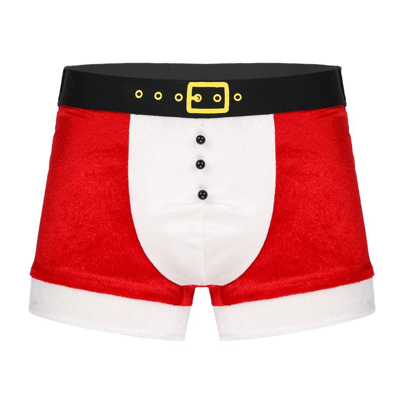 Underpants Mens Christmas Velvet Lingerie Party Carnival Fancy Costume Elastic Waistband Boxers Shorts Low Waist Bulge Pouch, Black;white
Underpants Mens Christmas Velvet Lingerie Party Carnival Fancy Costume Elastic Waistband Boxers Shorts Low Waist Bulge Pouch, Black;white