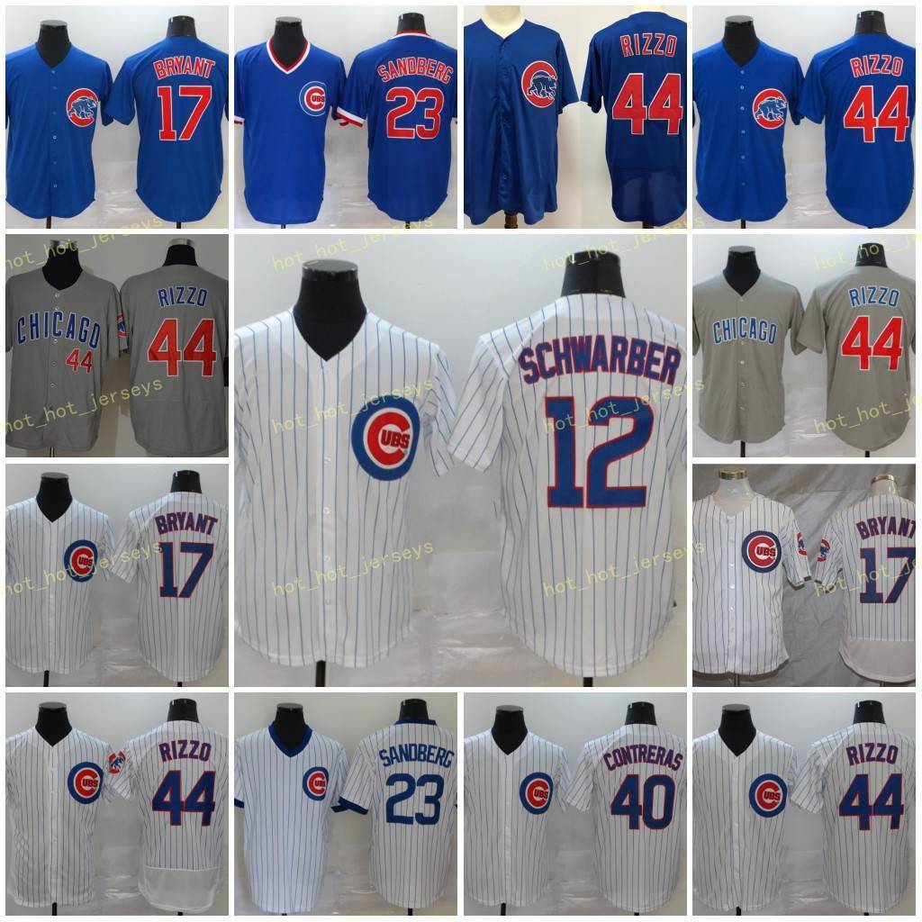Mens 44 Anthony Rizzo Baseball Jerseys 12 Kyle Schwarber 17 Kris Bryant 23 Ryne Sandberg 40 Willson Contreras Stitched Flexbase Cool Base, Blue;black
Mens 44 Anthony Rizzo Baseball Jerseys 12 Kyle Schwarber 17 Kris Bryant 23 Ryne Sandberg 40 Willson Contreras Stitched Flexbase Cool Base, Blue;black