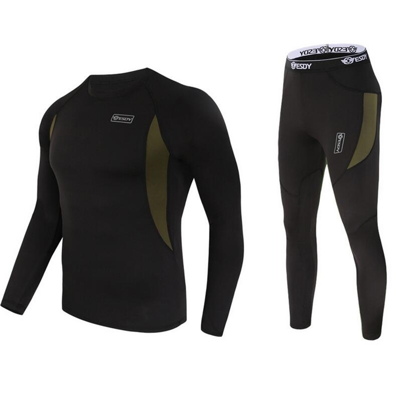 winter men thermal underwear sets compression fleece sweat quick drying thermo underwear men clothing Long Johns 211110, Green
winter men thermal underwear sets compression fleece sweat quick drying thermo underwear men clothing Long Johns 211110, Green