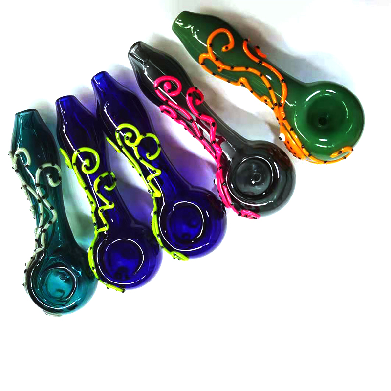 Glow In The Dark Glass Smoking Pipes Heady Spoon Scorpion Luminous Oil Burner Tobacco Pipe
Glow In The Dark Glass Smoking Pipes Heady Spoon Scorpion Luminous Oil Burner Tobacco Pipe