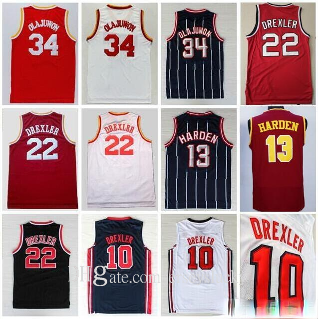 Wholesale 34 Hakeem Olajuwon Jersey Uniform 1992 Dream Team One Clyde Drexler 22 Clyde Drexler Arizona State Sun Devils #13 Jersey Size S-2XL, Gray;blue
Wholesale 34 Hakeem Olajuwon Jersey Uniform 1992 Dream Team One Clyde Drexler 22 Clyde Drexler Arizona State Sun Devils #13 Jersey Size S-2XL, Gray;blue