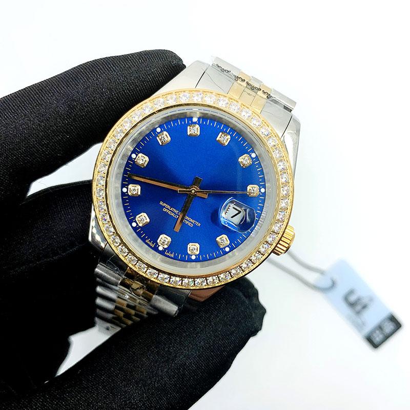 2021 New Mens Automatic Mechanical Watch Diamond Watches 36mm Stainless Steel Wristwatches Super Luminous Lady Women Watches gift, Slivery;brown
2021 New Mens Automatic Mechanical Watch Diamond Watches 36mm Stainless Steel Wristwatches Super Luminous Lady Women Watches gift, Slivery;brown
