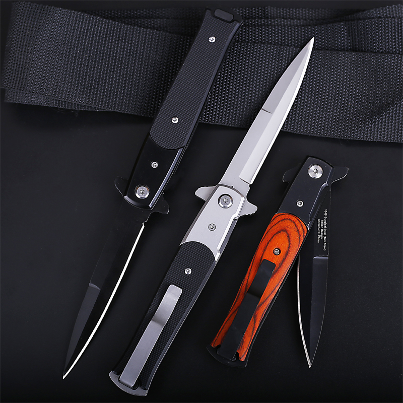 Hunting Foding Knife Camping Hiking Outdoor Sef Defense Hunting Surviva Knife Quick Open Portabe Tactica Outdoor jackknife
Hunting Foding Knife Camping Hiking Outdoor Sef Defense Hunting Surviva Knife Quick Open Portabe Tactica Outdoor jackknife