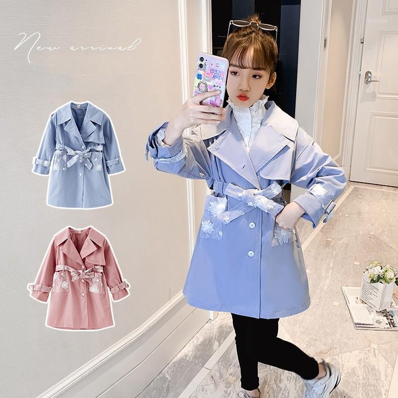 Jackets Spring Autumn Pink Blue Long For Girls Teenage Fashion Kids Turn-down Collar Windbreaker Outerwear Children Trench 6 8 Y, Blue;gray
Jackets Spring Autumn Pink Blue Long For Girls Teenage Fashion Kids Turn-down Collar Windbreaker Outerwear Children Trench 6 8 Y, Blue;gray