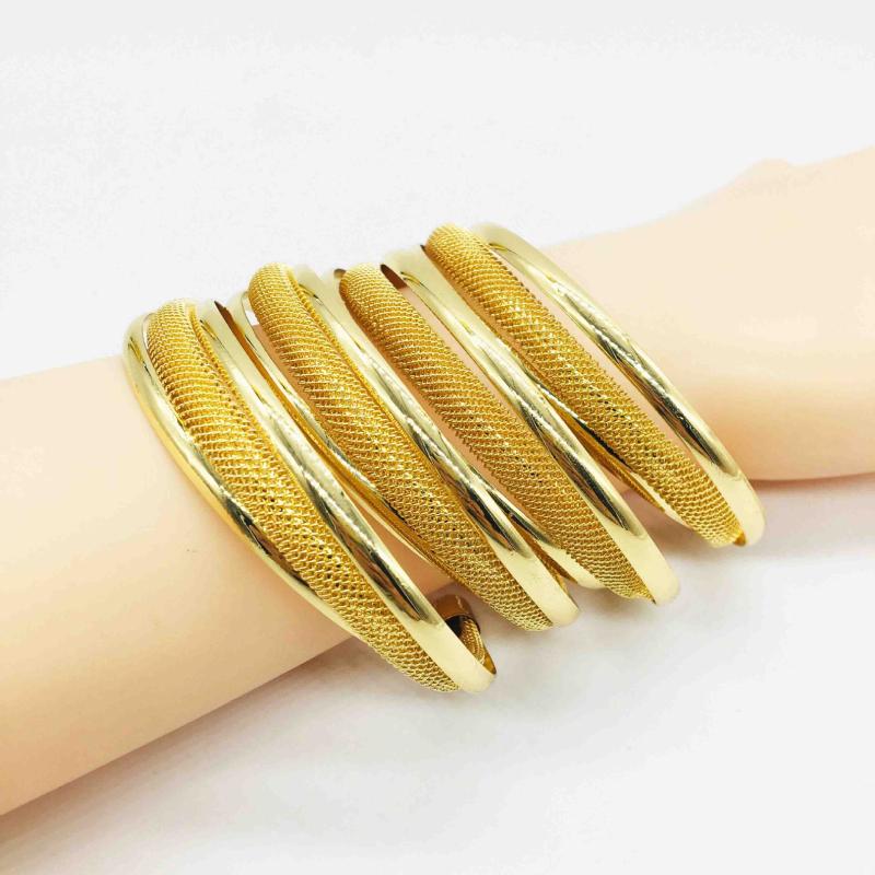 Bangle 4Pcs Round Bridal Ethiopian Wedding Gold Color Bangles For Women Dubai Bride Bracelet African Arab Jewelry Middle East
Bangle 4Pcs Round Bridal Ethiopian Wedding Gold Color Bangles For Women Dubai Bride Bracelet African Arab Jewelry Middle East