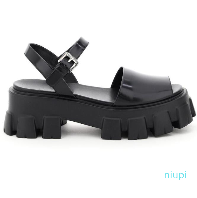 Women Brushed Leather Sandals Monolith Designer Lady Ankle Strap Metal Buckle Tread Rubber Sole Platform Heel Slide 2022, White
Women Brushed Leather Sandals Monolith Designer Lady Ankle Strap Metal Buckle Tread Rubber Sole Platform Heel Slide 2022, White
