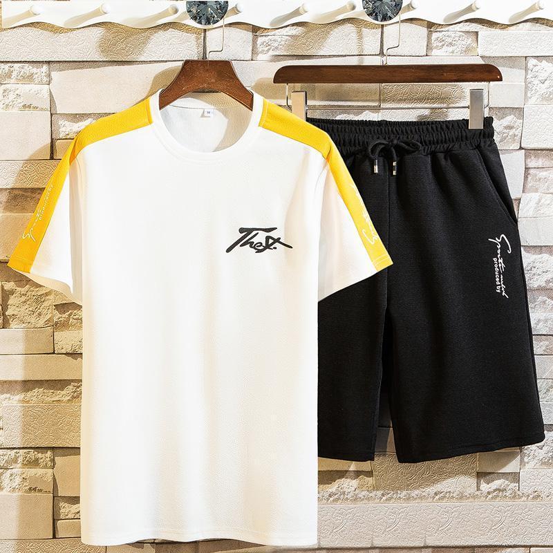 Men's Tracksuits 2021men's Summer Suit Shorts + Short-sleeved T-shirt Beach Pants Sportswear Casual Elastic Waist Shorts1, Gray
Men's Tracksuits 2021men's Summer Suit Shorts + Short-sleeved T-shirt Beach Pants Sportswear Casual Elastic Waist Shorts1, Gray