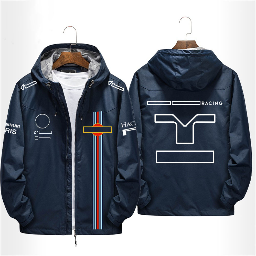 F1 Jacket Formula One Team Hooded Tops Men and Women 2025 Fall/Winter Racing Suit Jackets