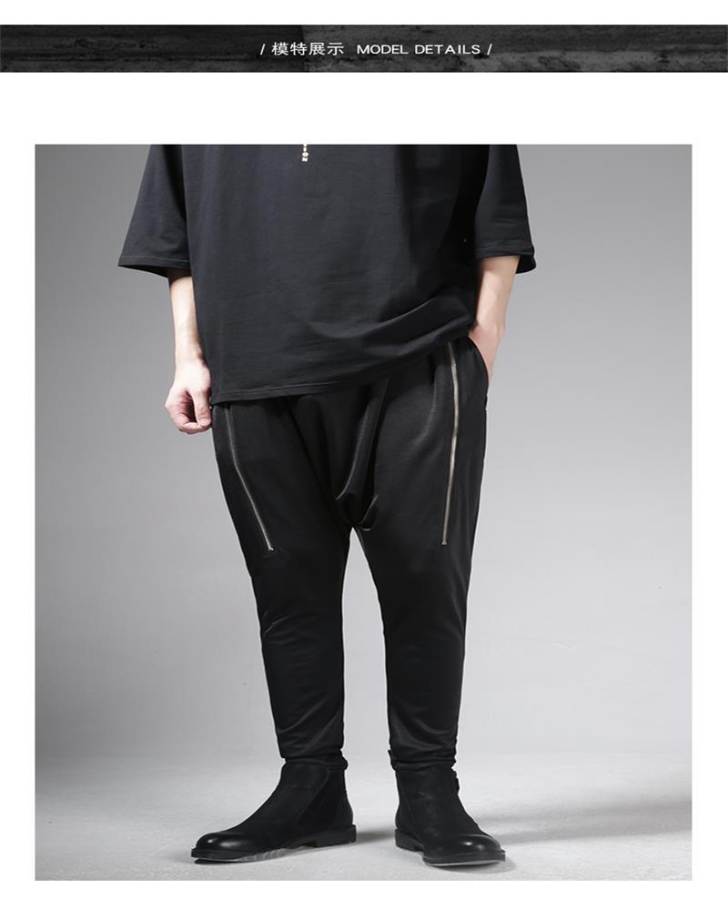 Men's Pants Spring And Summer Solid Color Elastic Waist Zipper Design Slim Body Leggings Casual Low - Grade Harun, Black
Men's Pants Spring And Summer Solid Color Elastic Waist Zipper Design Slim Body Leggings Casual Low - Grade Harun, Black