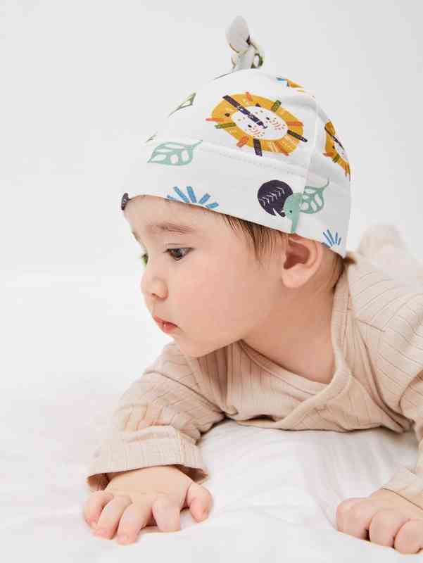 Baby Cartoon Graphic Hat & 1pair Gloves SHE01