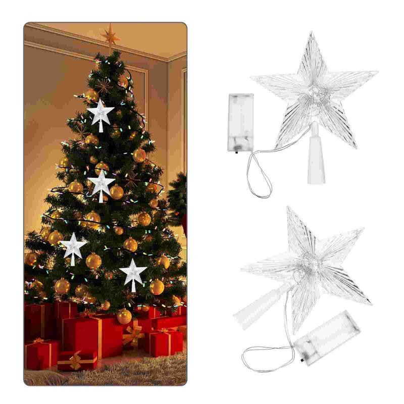 Christmas Decorations Luminous Ornament Battery Type Tree Five Pointed Star Topper
Christmas Decorations Luminous Ornament Battery Type Tree Five Pointed Star Topper