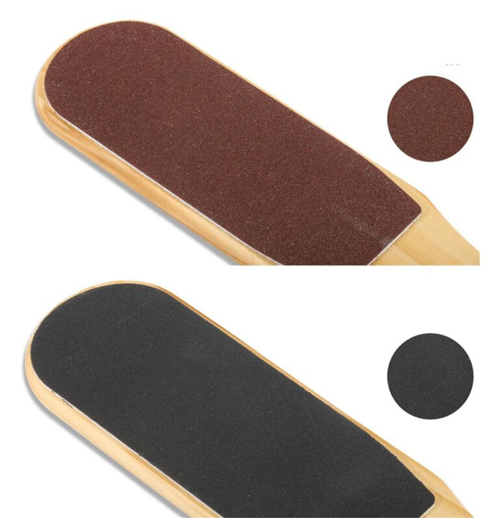 Wholesale Foot Treatment Wood File Callus Remover Scrubber Professional Pedicure Feet Rasp Removes Cracked Heels Dead Skin Corn Hard Skin Pumice Stone