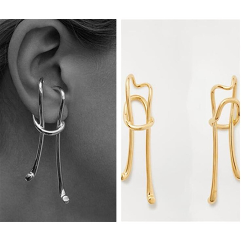 Geometric Design Long Gold Charm Ear Cuff Alloy Non-pierced Fashion Earrings Women Jewelry Accessories Retail
Geometric Design Long Gold Charm Ear Cuff Alloy Non-pierced Fashion Earrings Women Jewelry Accessories Retail