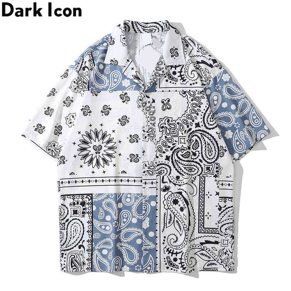 White Blue Bandana Patchwork Polo Shirt Men Summer Turn-down Collar Men's Shirt Short Sleeve Male Top 210603, As photo
White Blue Bandana Patchwork Polo Shirt Men Summer Turn-down Collar Men's Shirt Short Sleeve Male Top 210603, As photo