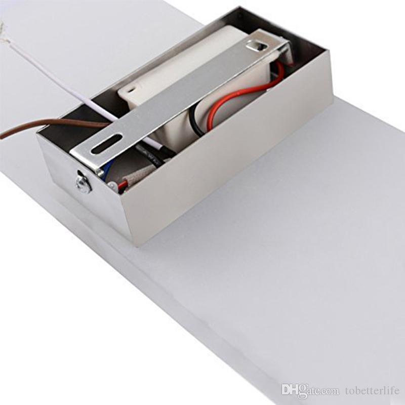 Iron Acrylic White Black Wall Lamp Modern 12W 85-265v Sconce Bedroom Bathroom Night Lamps for Living Room