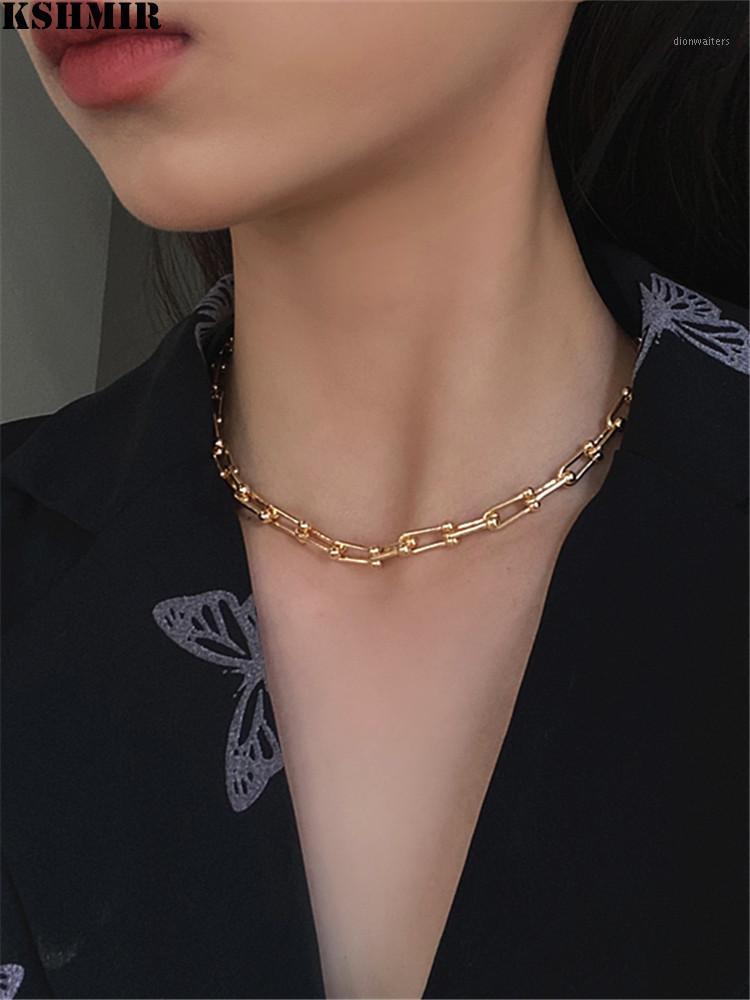 Kshmir Simple Fashion Necklace Personality Thick Chain Choker Punk Hip-hop Style Clavicle 2021 Chains
Kshmir Simple Fashion Necklace Personality Thick Chain Choker Punk Hip-hop Style Clavicle 2021 Chains