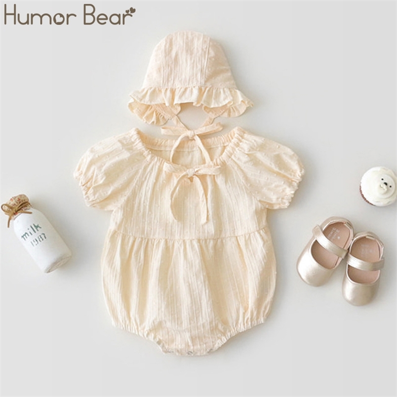 Summer Baby Clothes Brand Fashion Cotton Bubble Short-sleeved Jumpsuit + Hat Toddler Girls Rompers Clothing 210611, Bz872 pink
Summer Baby Clothes Brand Fashion Cotton Bubble Short-sleeved Jumpsuit + Hat Toddler Girls Rompers Clothing 210611, Bz872 pink
