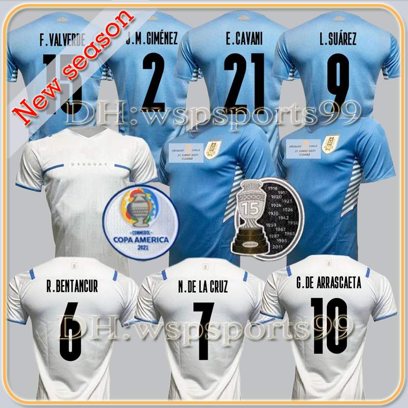2021 2022 Uruguay Soccer Jerseys Copa America 21 22 Home away L.suarez E.cavani F. Valverde N. Nandez J.M.Gimenez Maillots camiseta Camisa de futebol kits Football shirts
2021 2022 Uruguay Soccer Jerseys Copa America 21 22 Home away L.suarez E.cavani F. Valverde N. Nandez J.M.Gimenez Maillots camiseta Camisa de futebol kits Football shirts