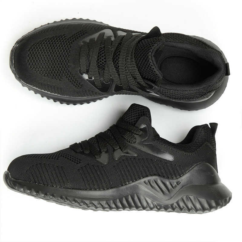 SUADEX Men Safety Work Shoes Boots Male Autumn Steel Toe Boots Anti-Smashing Protective Construction Safety Work Sneakers 211007