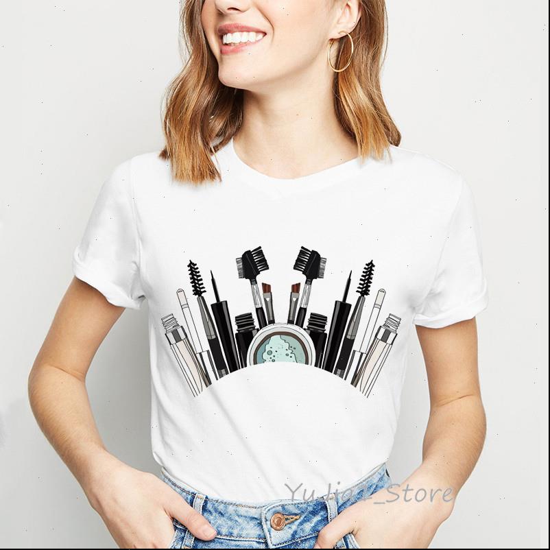 makeup brush women print black white vintage t shirt hipster summer female woman kawaii clothes tees chemise femme
makeup brush women print black white vintage t shirt hipster summer female woman kawaii clothes tees chemise femme