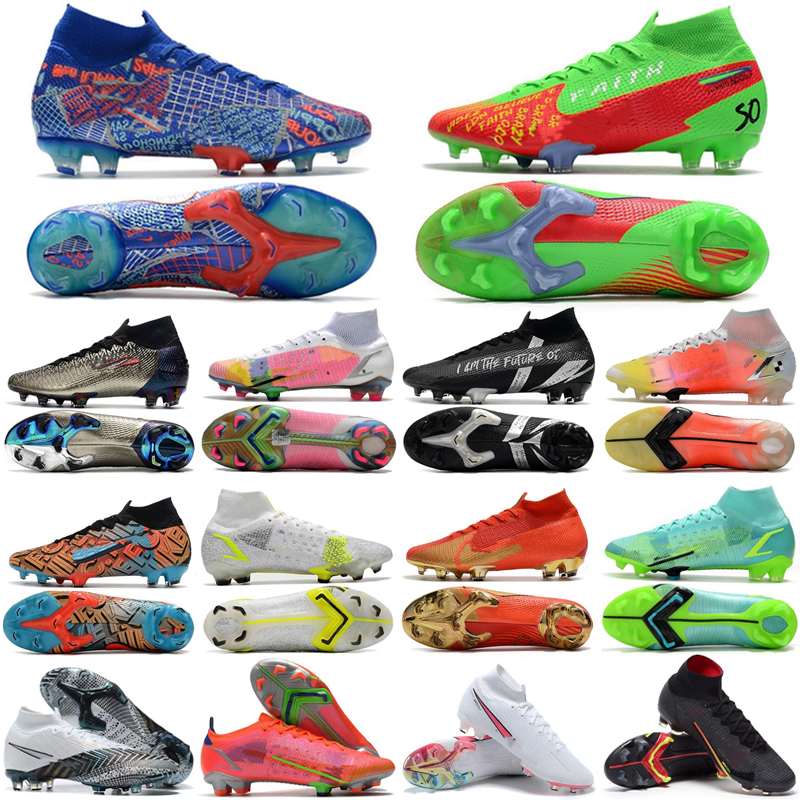 Mercurial Superfly 7 Elite FG mens Soccer boots Shoes leather black white Anthracite metallic bomber grey Korea volt football cleats Sneakers size 40-46, Color 6
Mercurial Superfly 7 Elite FG mens Soccer boots Shoes leather black white Anthracite metallic bomber grey Korea volt football cleats Sneakers size 40-46, Color 6