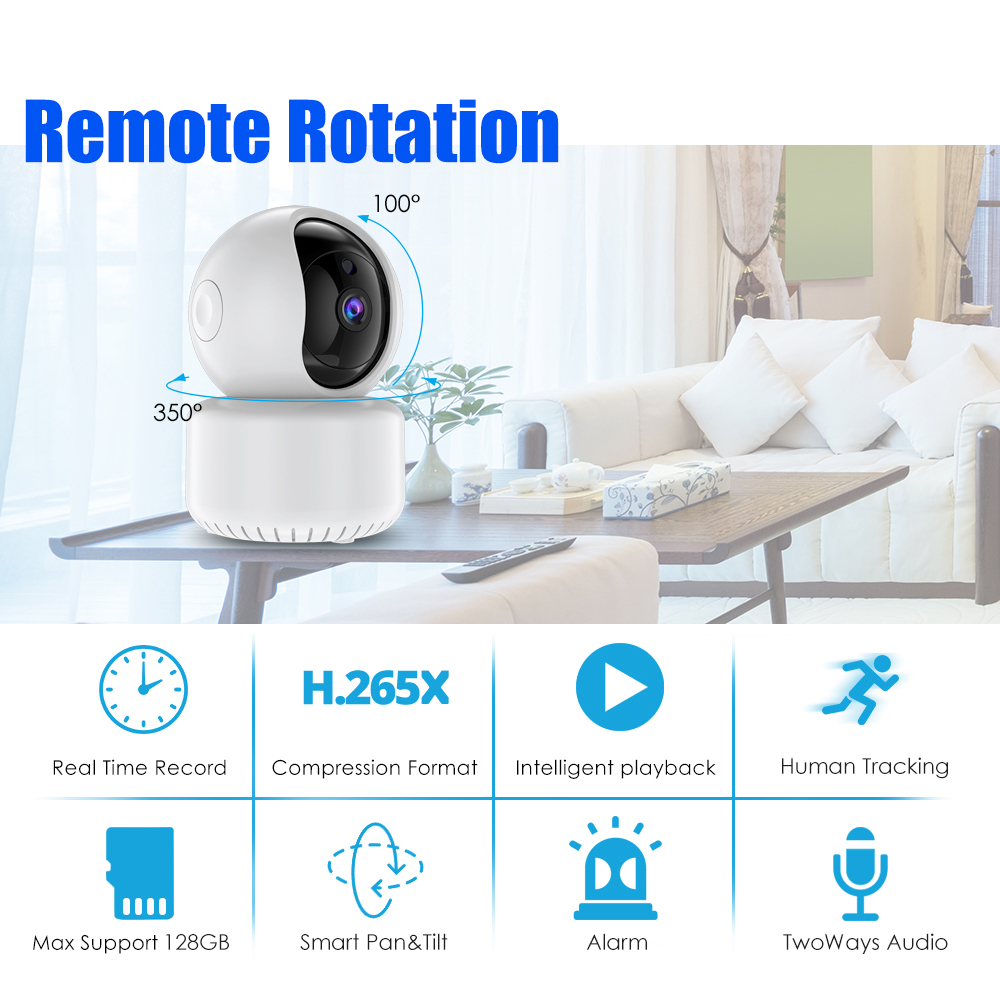 iCSEE Auto Human Tracking 1080P IP Camera Security Camera WiFi Wireless CCTV Cam Surveillance IR P2P Baby Monitor Pet Cam