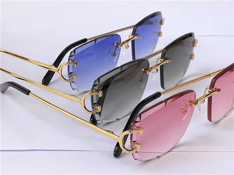 66s Sunglasses Fashion Design Sunglasses 0112 Retro Rimless Crystal Cut Surface Irregular Frame Pop Vintage Uv400 Lens Top Quality
66s Sunglasses Fashion Design Sunglasses 0112 Retro Rimless Crystal Cut Surface Irregular Frame Pop Vintage Uv400 Lens Top Quality