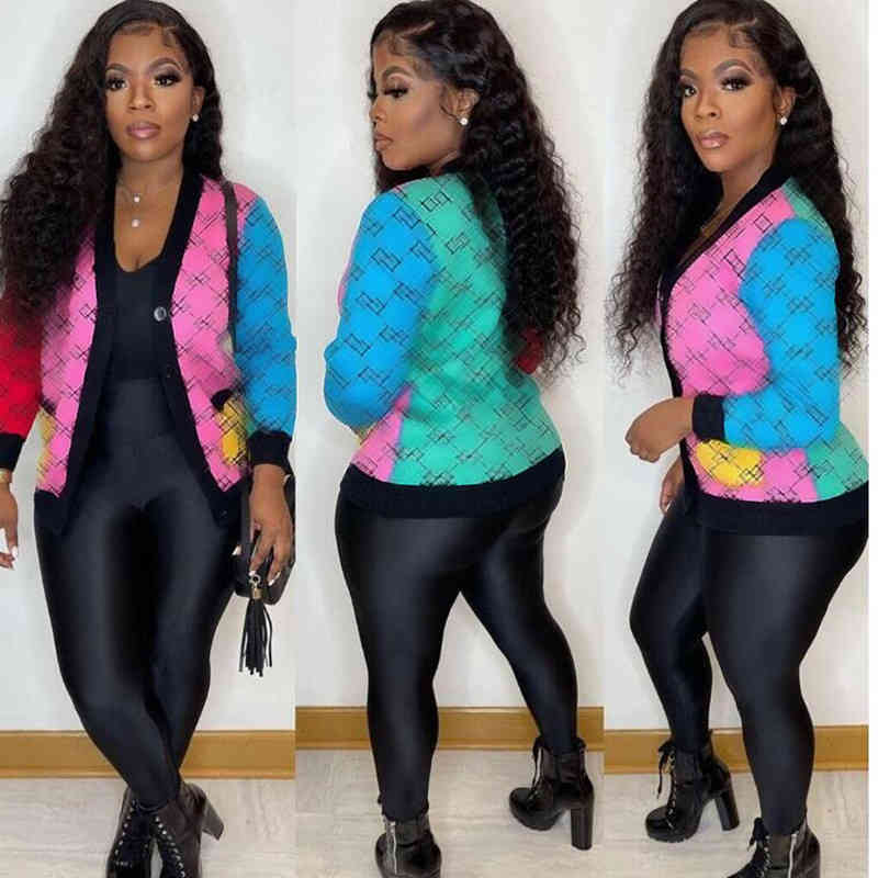 Women' Jackets and American European cross-border Jacketsrainbow color contrast thin fashion versatile knitted cardigan sweater coat spot LZDB, Lncrease freight
Women' Jackets and American European cross-border Jacketsrainbow color contrast thin fashion versatile knitted cardigan sweater coat spot LZDB, Lncrease freight