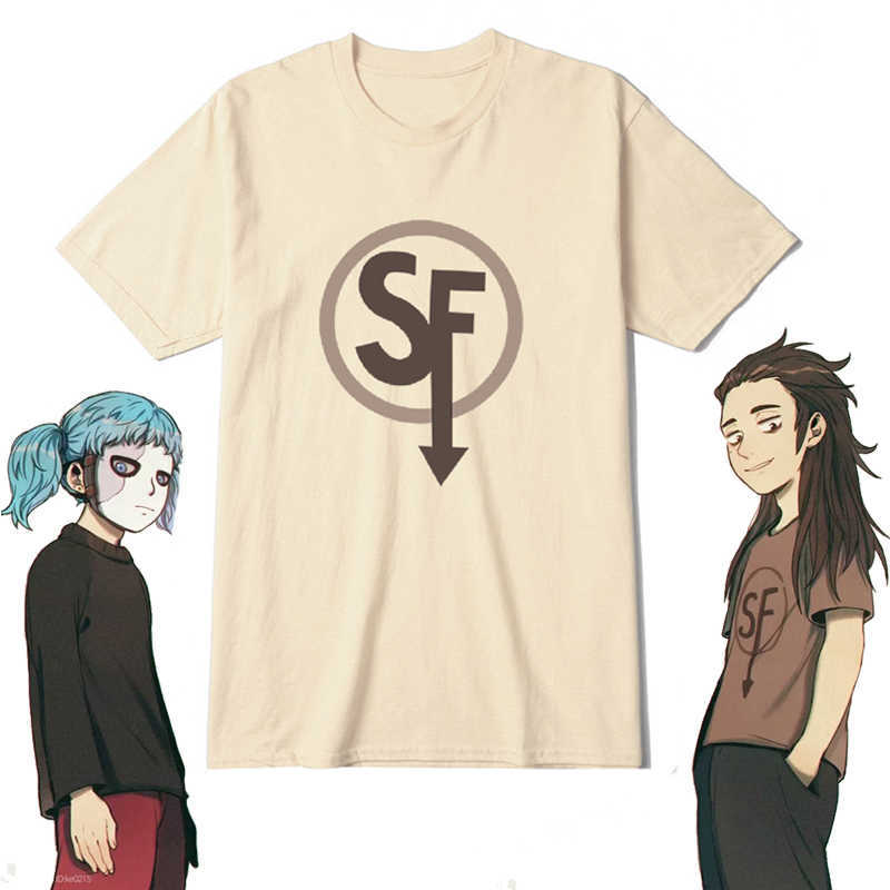 Game Sally Face T-Shirts Cosplay Costume Cotton Larry Printed Shirt Sallyface Summer Short Sleeve Unisex 10/style Y0913