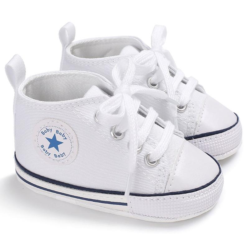 Classic Sports Born Infant Baby Boys Girls Solid Canvas First Walkers Shoes Soft Sole Anti-slip Walking
Classic Sports Born Infant Baby Boys Girls Solid Canvas First Walkers Shoes Soft Sole Anti-slip Walking