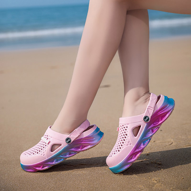 Newest Mens Women Trainer Sport Size 44 Cross-border Summer Slippers Thick-soled Beach Shoes Couple Hole Shoe Outdoors Baotou Sandals Code:25LL-7790, 52659
Newest Mens Women Trainer Sport Size 44 Cross-border Summer Slippers Thick-soled Beach Shoes Couple Hole Shoe Outdoors Baotou Sandals Code:25LL-7790, 52659