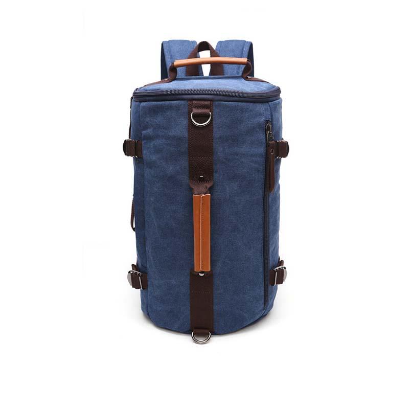 Backpack MAKETINA Vintage Men Rucksack Large Capacity Canvas Book Bag Casual Outdoor Climbing Hiking