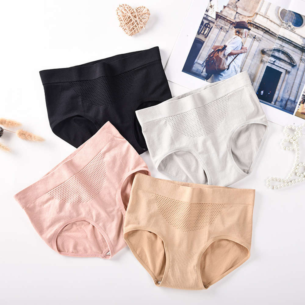 Beehive generation women's underwear seamless 3D massage high elastic cotton bottom middle waist hip triangle women, Black;pink
Beehive generation women's underwear seamless 3D massage high elastic cotton bottom middle waist hip triangle women, Black;pink