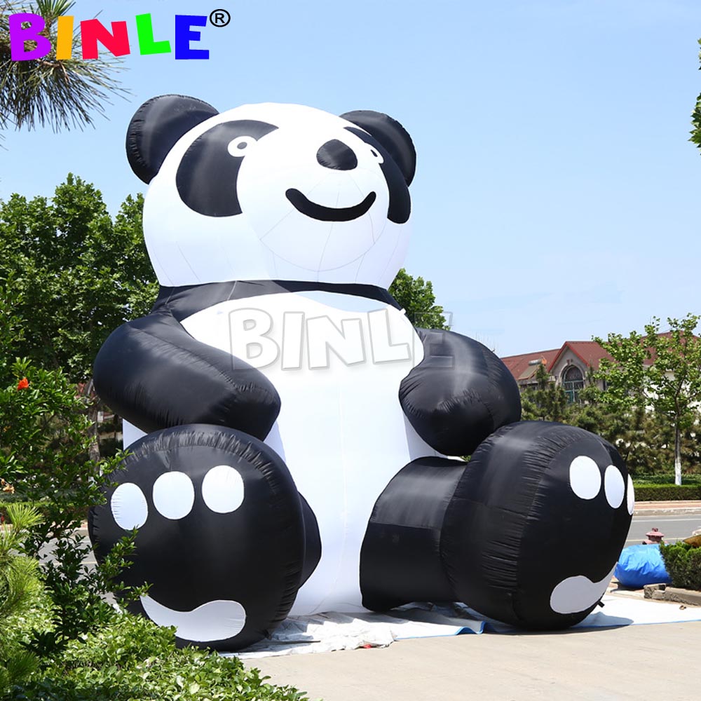2021 Cute Giant Inflatable Panda,Panda Bear Cartoon Character For Kids Event Advertising