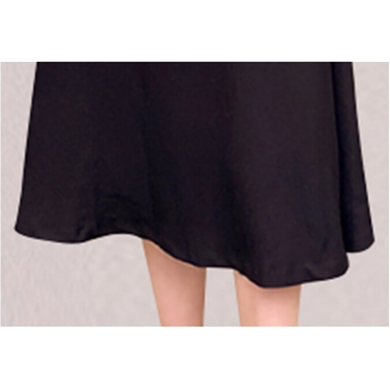 High Quality Spring Elegant Black Sexy V-Neck Dress Women Vintage Ladies Long Sleeve Party Vestidos Clothes 210520