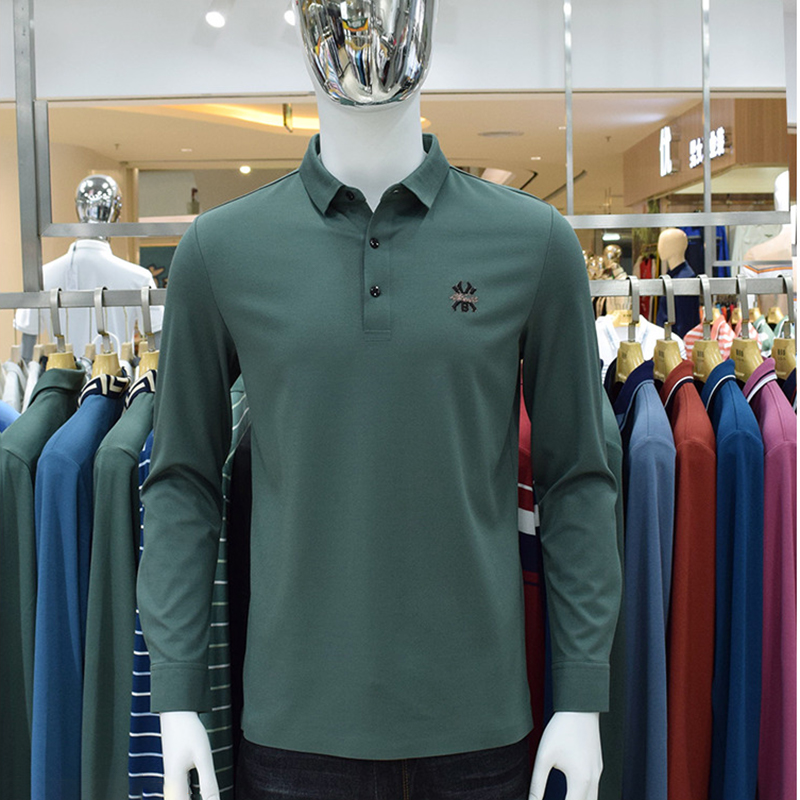 polo shirt men's bottoming long-sleeved lapel embroidery autumn t-shirt business casual high-end top, Green
polo shirt men's bottoming long-sleeved lapel embroidery autumn t-shirt business casual high-end top, Green