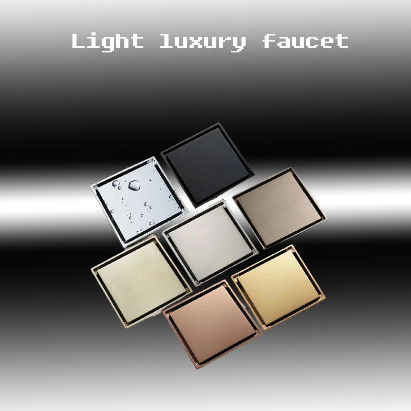 Other Bath & Toilet Supplies Brass Shower Drain Bathroom Floor Tile Insert Square Anti-odor Waste Grates 100X100 Modern Pure Room Rapid Drai
Other Bath & Toilet Supplies Brass Shower Drain Bathroom Floor Tile Insert Square Anti-odor Waste Grates 100X100 Modern Pure Room Rapid Drai
