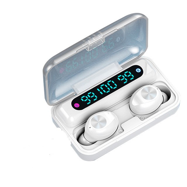 F9-10 TWS Sports Music Stereo Bluetooth Wireless Earbuds 5.0 Microphone Waterproof Mini Headphones With 3 LED Smart Display, Black
F9-10 TWS Sports Music Stereo Bluetooth Wireless Earbuds 5.0 Microphone Waterproof Mini Headphones With 3 LED Smart Display, Black