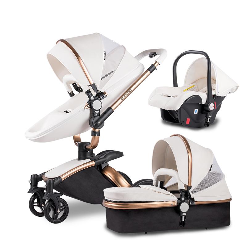 Strollers# Luxury Baby Stroller 3 In 1,PU Leather Carriage,High Landscape Strolle, Folding Strollers,Eggshell Born Pram Kinderwagen
Strollers# Luxury Baby Stroller 3 In 1,PU Leather Carriage,High Landscape Strolle, Folding Strollers,Eggshell Born Pram Kinderwagen