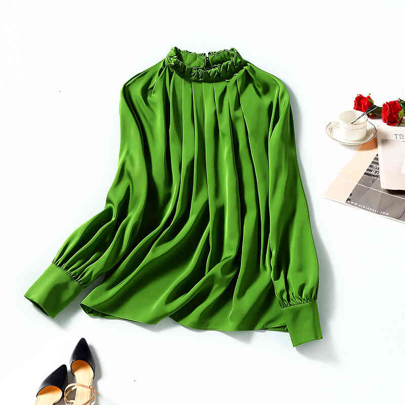 Women' Blouses & Shirts spring women' green satin silk shirt Shenzhen Nanyou H0DU, White
Women' Blouses & Shirts spring women' green satin silk shirt Shenzhen Nanyou H0DU, White