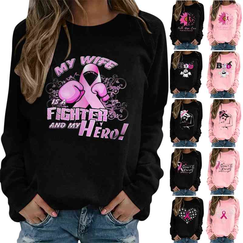 2021 new autumn and winter creative printing round neck leisure solid color Pullover fashion women' sweater, Ribbon (pink)
2021 new autumn and winter creative printing round neck leisure solid color Pullover fashion women' sweater, Ribbon (pink)