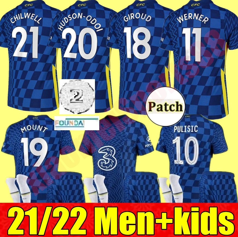 CFC 21 22 soccer jerseys GIROUD ABRAHAM WERNER HAVERTZ CHILWELL ZIYECH football shirt PULISIC Camiseta KANTE MOUNT 2021 2022 Men Kids kit, Adult home+champion patch
CFC 21 22 soccer jerseys GIROUD ABRAHAM WERNER HAVERTZ CHILWELL ZIYECH football shirt PULISIC Camiseta KANTE MOUNT 2021 2022 Men Kids kit, Adult home+champion patch
