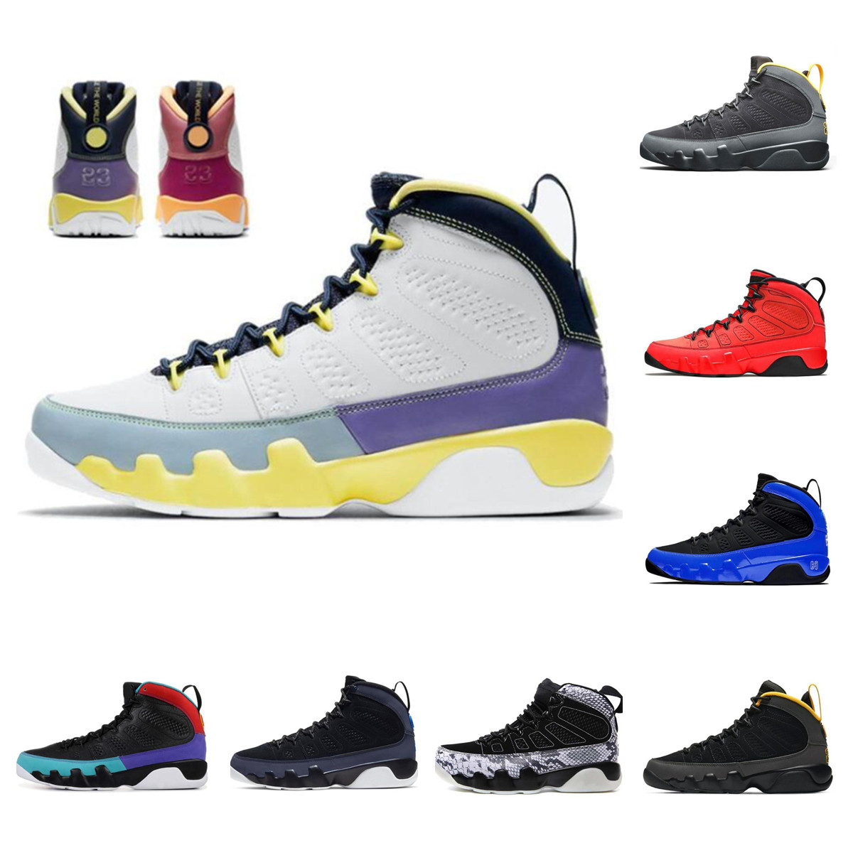 high quality Jumpman 9 Men Basketball Shoes Change The World Dream Bred Gym Red University Gold Silver Glitter 9s Pearl Blue Snakeskin Mens
high quality Jumpman 9 Men Basketball Shoes Change The World Dream Bred Gym Red University Gold Silver Glitter 9s Pearl Blue Snakeskin Mens