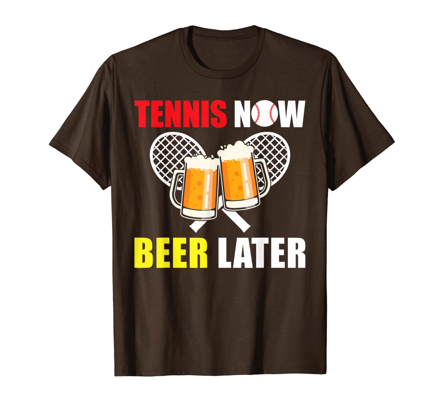 tennis now beer later funny drinking beer tennis loves gift t-shirt, White;black
tennis now beer later funny drinking beer tennis loves gift t-shirt, White;black